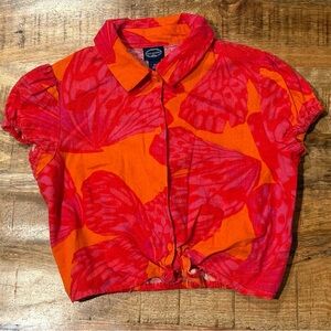 Scoop Kids Front Tie Shirt Size Medium 7/8